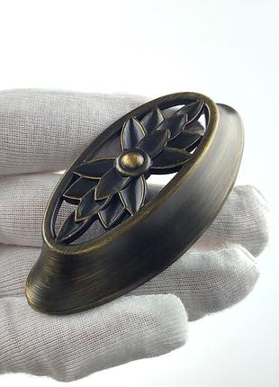 Ручка мебельная dr62/64 g4а античная бронза