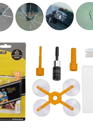 Повний набір для ремонту лобового скла windshield repair kit / набір для видалення тріщин скла