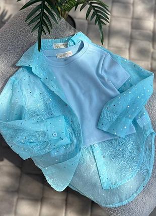 Блуза с топом 3