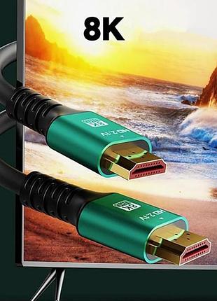 Hdmi кабель 8k ultra hd 3м для телевизора и монитора с высокой скоростью передачи 48 гбит/с