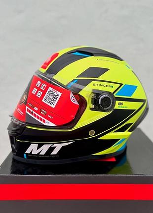 Шлем інтеграл mt stinger 2, шолом мт стінгер 2, мотошлем інтеграл, шолом на мотоцикл, шлем для мотоцикла