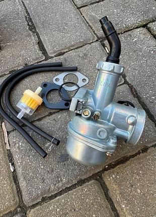 Карбюратор на мотоцикл, квадроцикл 125-150 c (pz25)
