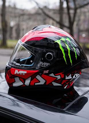 Шлем інтеграл mt helmets targo s piqueras b5 gloss, мотошлем, шлем для мотоцикла, мотошлем мт тарго с