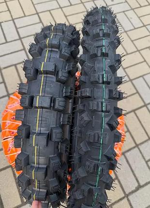 Комплект шин ендуро 110/100 r18 + 80/100 r21, моторезина r18+r21 для ендуро мотоцикла