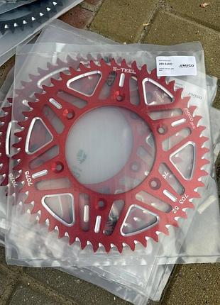 Задня зірка honda crf 52 зуб 520 крок, задня зірка хонда црф посилена