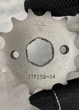 Звезда передняя 428x14t jt jtf259.14 viper/lifan/zongshen и другие мотоциклы