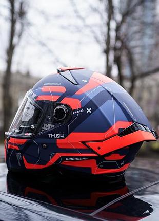 Шлем mt thunder 4sv, мотошлем мт тандер 4, шлем интеграл, мотошлем