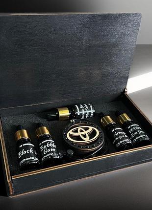 Подарочный набор с логотипом toyota ( тойота ) на 5 ароматов