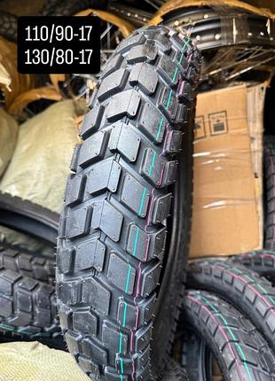 Мотошина 110 90 r17 geon scrambler, tekken, lifan sr220, моторезина, покришка теккен, скрамблер передня