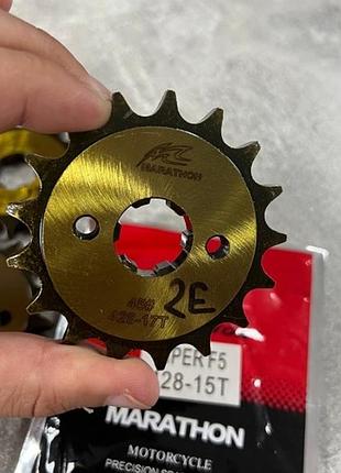Звезда 428x17t marathon gold lifan 2e/loncin/viper f5 зеркальная шлицевая