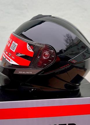 Мотошлем mt genesis sv a1 gloss black, шлем модуляр мт генезіс, шлем для мотоцикла