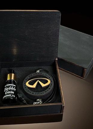 Ароматизатор в машину с логотипом infiniti (инфинити ) tom ford «tabacco vanille»