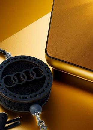 Деревянный ароматизатор с логотипом audi ( ауді) гірська свіжість