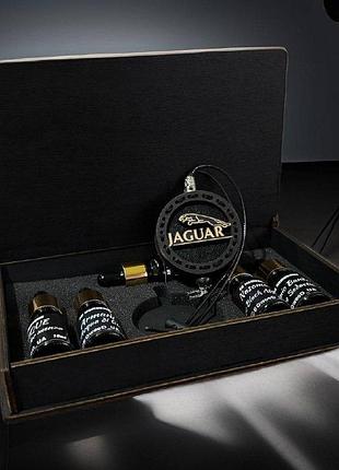 Подарочный набор с логотипом yaguar ( ягуар ) на 5 ароматов