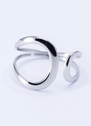 Серебряное кольцо бесконечность, р. 16,5-17,5