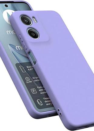 Чехол fiji full soft premium для motorola g06 противоударный бампер с микрофиброй violet