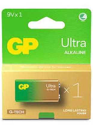 Батарейка gp 9v/6lf22 ultra alkaline (крона)