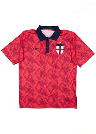 Футбольна футболка поло umbro retro dry england football polo t-shirt red ora fc original xxl (2xl) — 3xl nike