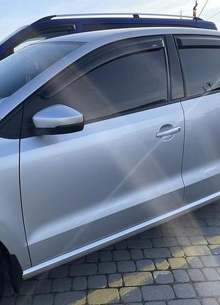 Дефлектори вікон (вітровики) volkswagen polo 5 2009-2016 hb 5-тидверн. (hic)