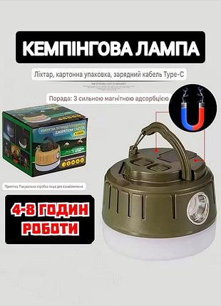 Портативный фонарь для кемпинга с аккумулятором 2400 маг, аккумуляторный led светильник для рыболова, led cob кемпинговая лампа для путешествий x6606