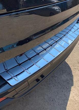 Накладка на задний бампер (omsaline) для bmw x5 f15 2013-2018 гг