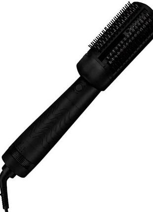 Гребінець фен hair steam brush (infrared+spray hotaircomb) 3в1 чорний top shop ua_