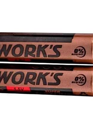 Набор батареек 2шт аа works lr03 alkaline top shop ua_