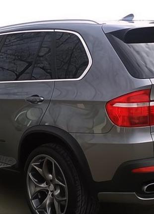 Накладка на задній бампер (2007-2010, під фарбування) для bmw x5 e70 рр