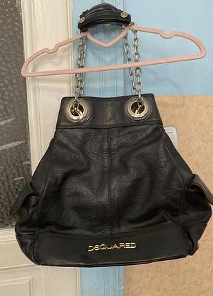 Сумка dsquared оригинал кожа натуральная очень крутая дорогая