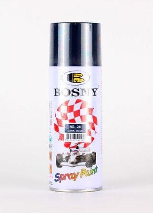 Фарба синя - темна 400ml "bosny" №28 (12шт/уп)
