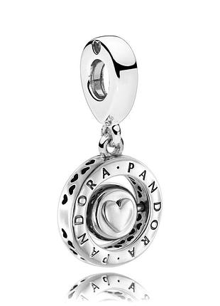 Серебряная подвеска-шарм пандора 797430cz