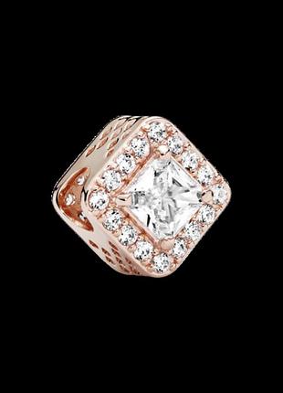Серебряный шарм пандора "геометрия" 786206cz