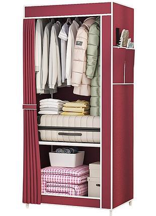 Шкаф тканевый складной storage wardrobe yh7701 56x44x146см