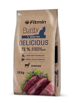 Корм для котів fitmin cat purity delicious 10кг