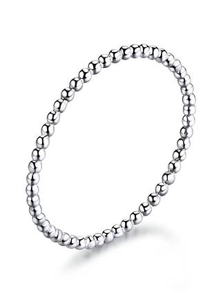 Серебряное тонкое кольцо для комбинации
