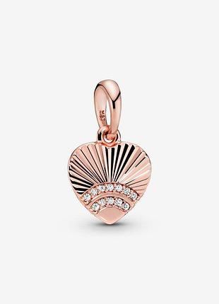 Серебряный шарм пандора 387286cz
