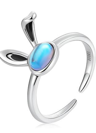 Серебряное кольцо зая