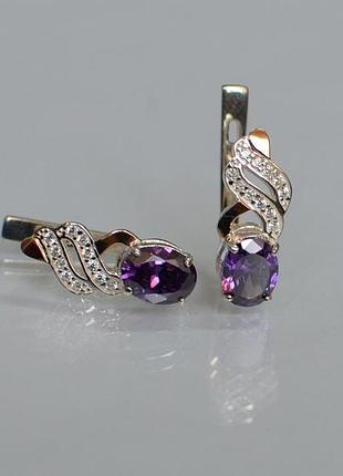 Серебряные серьги 9