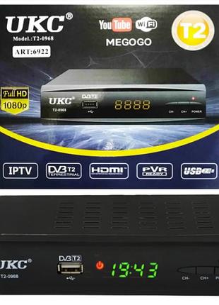 Цифровий ресивер dvb-t2 ukc 0968 з підтримкою wi-fi адаптера
