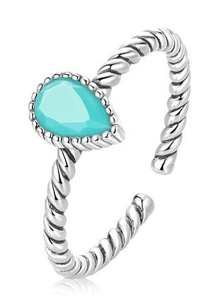 Серебряное кольцо с кубическим цирконием