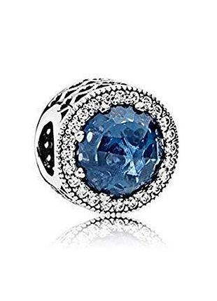 Серебряный шарм (бусина) на браслет или цепочку 750843cz