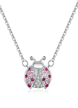 Серебряное ожерелье "божья "