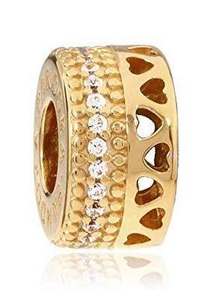 Серебряный шарм пандора 767415cz-2