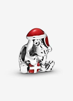 Срібна намистина (шарм) для браслета чи ланцюжка різдвяний віслючок іа 798449c01