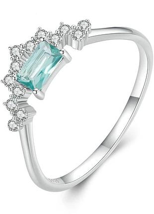 Серебряное кольцо с кубическим цирконием 077-11140