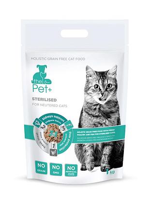 Thepet+ sterilised – повноцінний корм для стерилізованих котів 1 кг