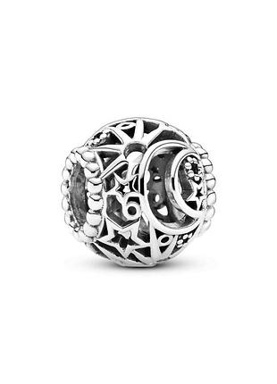 Серебряный шарм пандора "солнце, звезды и море" 799183c00