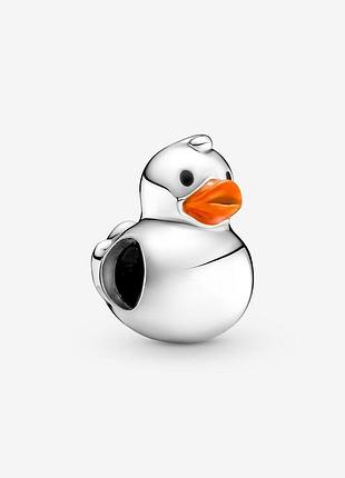 Серебряный шарм пандора polished rubber duck