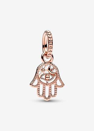 Срібна намистина pandora "хамса"