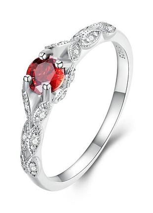 Серебряное кольцо с кубическим цирконием 077-11038